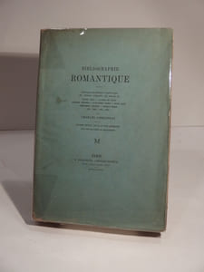 Bibliographie romantique. Catalogue anecdotique et pittoresque des éditions originales des oeuvres de Victor Hugo - Alfred de Vigny - Prosper Mérimée - Alexandre Dumas - Jules Janin - Théophile Gautier - Pétrus Borel - etc. Par Charles Asselineau. Seconde édition, revue et très-augmentée. Avec une eau-forte de Bracquemond.