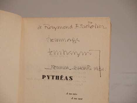 Pythéas. Avec deux dessins originaux par Etienne Bouchaud et Oscar Eichacker.. BRAUQUIER (Louis), BOUCHAUD (Etienne), EICHACKER (Oscar)