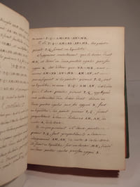 MANUSCRIT : Elemens de mécanique statique.