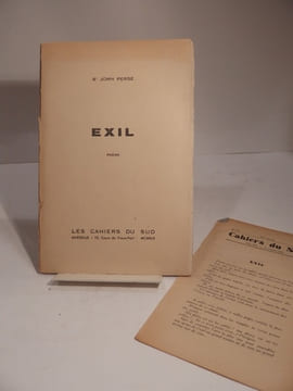 Exil. Poème.. ST JOHN PERSE