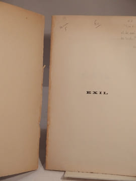 Exil. Poème.. ST JOHN PERSE