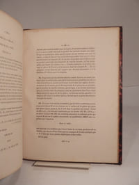 Essai sur le calcul des quaternions de M. W. Hamilton, par M. Allégret.