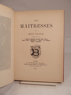 Les Maîtresses, par Jean Floux. Illustrations par J. Béraud, Benjamin Constant, Max. Faivre, Fanny Fleury, Giacomelli, L. Glaize, L.-O. Merson, ...