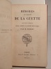 Mémoires de Madame de La Guette (1681). Nouvelle édition revue, annotée et précédée d'une Notice par M. Moreau.. DE LA GUETTE, MOREAU