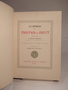 Le Roman de Tristan et Iseut. Renouvelé par Joseph Bédier. Illustrations de Robert Engels.