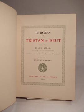 Le Roman de Tristan et Iseut. Renouvelé par Joseph Bédier. Illustrations de Robert Engels.. BEDIER (Joseph), ENGELS (Robert)