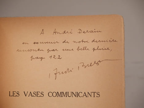Les Vases communicants. BRETON (André), ERNST (Max), DERAIN (André)