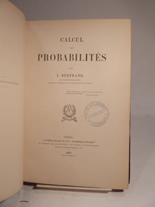 Calcul des probabilités.