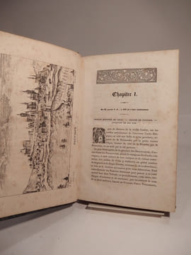 Recherches historiques, archéologiques et biographiques, sur la Ville de Pontoise. Ouvrage enrichi de planches ou vignettes.. TROU (Abbé)