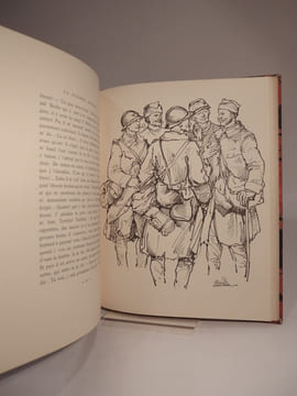 La Guerre, Madame... Illustrée de trente dessins originaux de Bernard Naudin reproduits en fac-similés typographiques.. GERALDY (Paul), NAUDIN ...