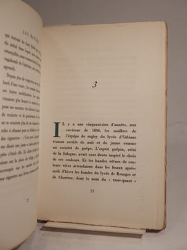 Les Bandes. Essai inédit sur l'éducation sentimentale. En frontispice une pointe sèche de Dignimont.. MAC ORLAN (Pierre), DIGNIMONT