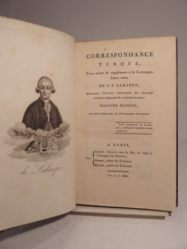 Correspondance turque, pour servir de complément à la Correspondance russe de J. F. Laharpe : contenant l'histoire lamentable des chutes et rechutes ...