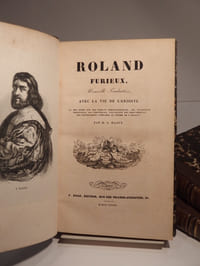 Roland furieux (Orlando Furioso). Nouvelle traduction, avec la vie de l'Arioste et des notes sur les romans chevaleresques, les traditions orientales, les chroniques, les chants de trouvères et des troubadours comparés au poème de l'Arioste, par M. A. Mazuy.