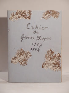 Cahier de Georges Braque 1917 1947