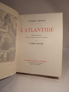 L'Atlantide. Edition définitive, illustrée de vingt-quatre eaux-fortes originales par Lobel-Riche.