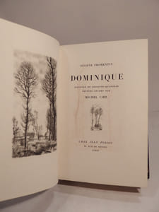 Dominique. Illustré de soixante-quatorze pointes-sèches par Michel Ciry.