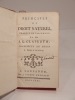 Principes du Droit naturel, traduit de l'allemand de Mr. J. C. Claproth, Professeur en Droit à Goettingue.. CLAPROTH (J. C.)