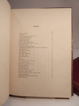 Collection of 64 Musical Scores / Recueil de 64 partitions de musique : In Happier Hours! by Thomas Haynes Bayly and Henry R. Bishop. /  Ruth, by ...
