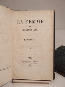 La Femme de soixante ans, par H. de Balzac.