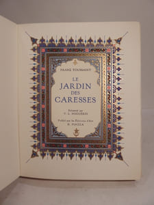 Le Jardin des Caresses. Enluminé par V.-L. Noguères.