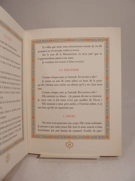 Le Jardin des Caresses. Enluminé par V.-L. Noguères.. TOUSSAINT (Franz), NOGUERES (V.-L.), DARAGNES