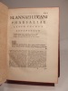 M. Annaei Lucani Pharsalia, cum commentario Petri Burmanni.. LUCANUS (Marcus Annaeus), BURMAN (Pieter)