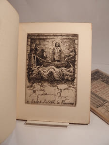 Les Enseignes de Paris, gravées à l'eau-forte par Jean-Jules Dufour, commentées par François Boucher du Musée Carnavalet. 2 volumes.