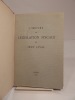 L'Oeuvre de législation fiscale de Jean Javal.. JAVAL (Jean), BUISSON (F., préfacier)