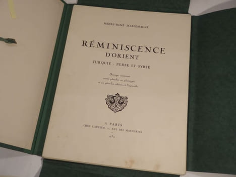 Réminiscences d'Orient. Turquie - Perse et Syrie.. D'ALLEMAGNE (Henry-René)