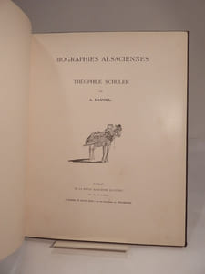 Biographies alsaciennes : Théophile Schuler, par A. Laugel.