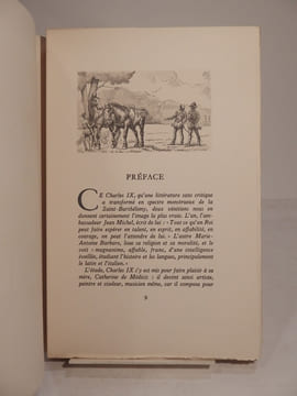 Livre du Roi Charles de la Chasse Royale. Illustrations de André Marchand gravées sur vois par Gilbert Poilliot. Préface de Charles Hallo.. CHARLES, ...