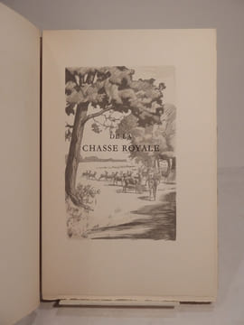 Livre du Roi Charles de la Chasse Royale. Illustrations de André Marchand gravées sur vois par Gilbert Poilliot. Préface de Charles Hallo.. CHARLES, ...