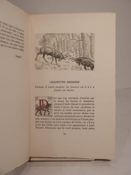 Livre du Roi Charles de la Chasse Royale. Illustrations de André Marchand gravées sur vois par Gilbert Poilliot. Préface de Charles Hallo.. CHARLES, ...