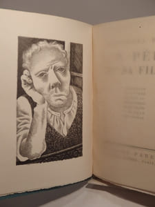 Un Père et sa Fille. Nouvelle illustrée de huit lithographies hors-texte par René Ben Sussan.