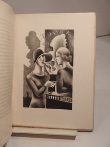 Un Père et sa Fille. Nouvelle illustrée de huit lithographies hors-texte par René Ben Sussan.