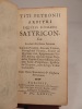 Titi Petronii Arbitri Equitis Romani SATYRICON [...]. Cum Notis Bourlotii & Glossario Petroniano.. PETRONIUS ARBITER, PETRONE