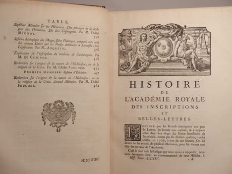 Histoire de l'Académie royale des Inscriptions et des Belles-Lettres, avec les Mémoires de Littérature, tirés des Registres de cette Académie, depuis ...