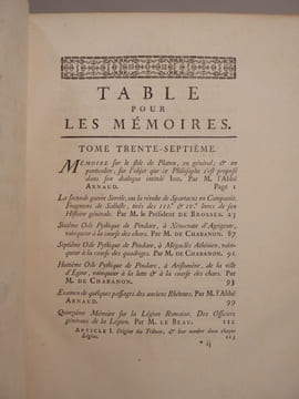 Mémoires de Littérature, tirés des Registres de l'Académie royale des Inscriptions et des Belles-Lettres, depuis l'année M.DCCLXVII (1767), jusques et ...