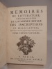 Mémoires de Littérature, tirés des Registres de l'Académie royale des Inscriptions et des Belles-Lettres, depuis l'année M.DCCLXX (1770), jusques et ...