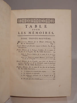 Mémoires de Littérature, tirés des Registres de l'Académie royale des Inscriptions et des Belles-Lettres, depuis l'année M.DCCLXX (1770), jusques et ...