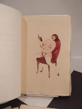 La Légende des Sexes. Poëmes hystériques. Illustré d'une aquarelle originale et de seize pointes sèches. [ENRICHI DE:] Suite complète de 12 ...