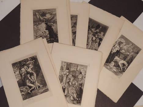 La Légende des Sexes. Poëmes hystériques. Illustré d'une aquarelle originale et de seize pointes sèches. [ENRICHI DE:] Suite complète de 12 ...