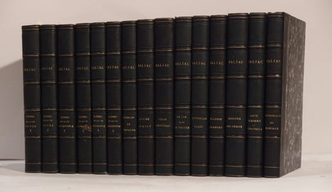 12 volumes de la nouvelle édition des oeuvres de Balzac chez Charpentier (1839-1843) : Physiologie du mariage - Scènes de la vie privée (2 vol.) - ...