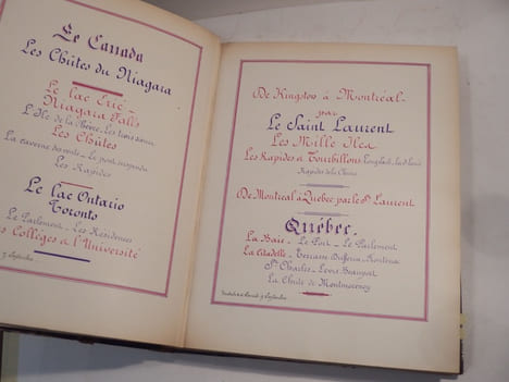 Trois Semaines en Amérique (Etats-Unis et Canada). 19 août 1893 - 24 septembre 1893. (Scrap Book).. Anonyme