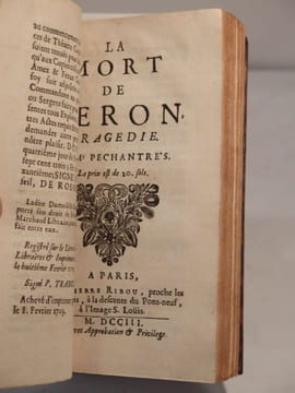 Amasis, tragédie. [SUIVI DE:] Arrie et Petus, tragédie. Par Madlle Barbier. [DE:] Cornélie, Mère des Gracques. Tragédie. Par Madlle Barbier. [DE:] La ...