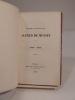 Poésies nouvelles de Alfred de Musset (1840-1849). MUSSET (Alfred de)