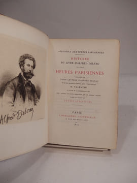 Les Heures parisiennes. 25 eaux fortes d'Emile Benassit. [PRECEDE DE:] Appendice aux Heures parisiennes : Histoire du livre d'Alfred Delvau intitulé ...