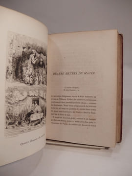 Les Heures parisiennes. 25 eaux fortes d'Emile Benassit. [PRECEDE DE:] Appendice aux Heures parisiennes : Histoire du livre d'Alfred Delvau intitulé ...