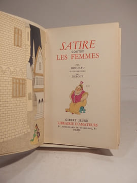 Satire contre les femmes par Boileau. Illustrations de Dubout.. BOILEAU, DUBOUT