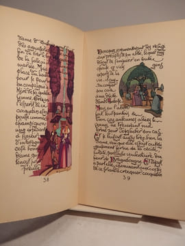 Le Dangier d'estre trop Cocquebin. Manuscrit et illustré par H. Grand'Aigle.. BALZAC (Honoré de), GRAND'AIGLE (H.)
